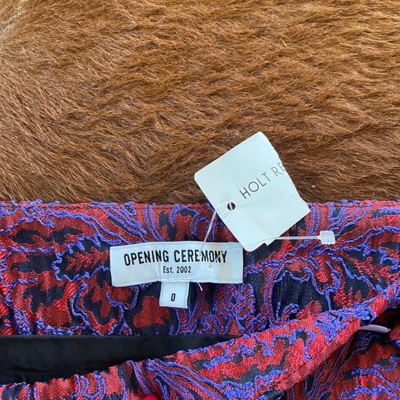 NWT OPENING CEREMONY MINI SKIRT PAISLEY - Picture 3 of 3